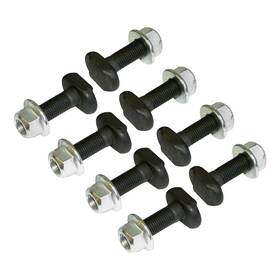 Inl10318 Inline Tube Rear Drum Backing Plate Mounting Hardware To Axle 9-1/2 Inch Brakes Gm A F X 16pc