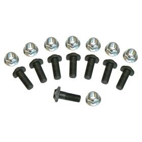 Inl11067 Inline Tube 64-74 Gm Rear Drum Backing Plate Mounting Axle Flange Half Round Bolts
