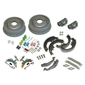 Inl14595 Inline Tube 64-74 Rear Axle Drum Brake Full Rebuild Kit Set Springs Shoes Levers Adjusters