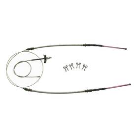 Sbsv6502 Inline Tube 80-82 Corvette Emergency Parking Park Brake Front Rear Cable Set Kit Ss