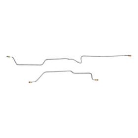 Sjpb97r1-ebm01 Inline Tube 1997 - 2006 Jeep Wrangler Drum Rear Axle Brake Line Set 4x4 Stainless Steel