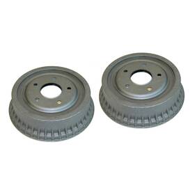 Wdn1950p Inline Tube 64-74 Gm Rear Axle Factory Correct 9 1/2 Cast Brake Drum Finned Set Kit 2 Pair