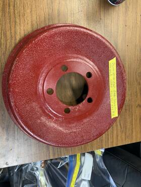 C6024 Jaguar Original Xk120 Front Brake Drum For Wire Wheels #1