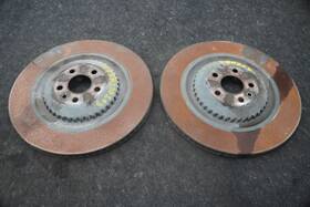 T4a16879 Jaguar Set 2 Rear Left Right Disc Brake Rotor F-pace Svr X761 2019-23