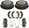 Kit139d Centric Brake Drums Shoes And Cylinders Kit Rear For Toyota