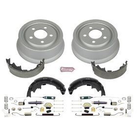 Koe15374dk Powerstop New 2-wheel Set Brake Drum And Shoe Kits Rear For Wrangler