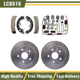 Dvdx20260108-fz1662 Lck616 Rear Brake Drums And Shoes Hardware Spring Kit Fits 1993 Toyota Celica
