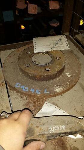 533-02232b Lincoln Rear Brakes Rotor Fits 00-07 Taurus 1026383