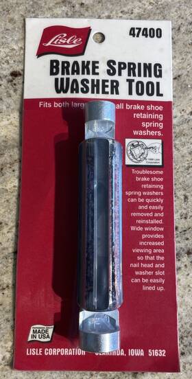 47400 Lisle Brake Spring Washer Tool Made In The Usa New