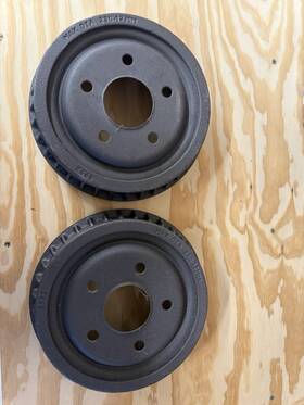 Lrs-1126c Lmr Foxbody 5 Lug Drum Brake Assembly 1979-93 Mustang