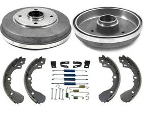 123700 Mac Auto Parts Rear Brake Drums And Shoes Springs No Abs For Kia Rio 01-02 Without 4pc