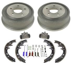 133831 Mac Auto Parts Brake Drums Shoes Wheel Cylinders Spring For Dodge Ram 1500 Pick Up 2000 2001