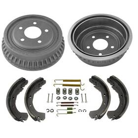 137559 Mac Auto Parts Rear Brake Drums Shoes Spring Kit For Pontiac Bonneville 87-90