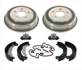 142182 Mac Auto Parts 5 Stud Rr Brake Drums And Shoes Wheel Cylinders Hardware 06-08 Gm Rim Hhr