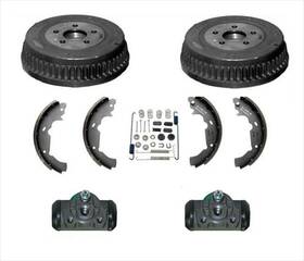 143948 Mac Auto Parts Rear Brake Drums Shoes Spring Kit Wheel Cylinder For 1995-03 Ford Windstar