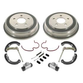 145043 Mac Auto Parts Rear Brake Drums Shoes Wheel Cylinders For Chevrolet Malibu 2005-2007