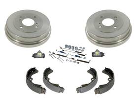 145135 Mac Auto Parts 93-98 For Altima 2.4l 2 Brake Drum Drums And Rear Shoes Wheel Cylinders 6pc
