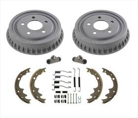145465 Mac Auto Parts Drums Brake Shoes Spring For Rear Wheel Drive Ford Ranger 1998-2000 9 Inch