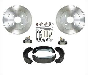 148390 Mac Auto Parts Drums Brake Shoes Wheel Cylinders Springs For Chevrolet Cobalt 2.2l 09-10 4 Bolt