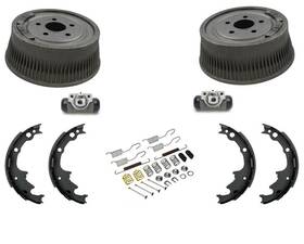 148519 Mac Auto Parts 86-95 Caravan Base Model 14 Inch Rims 100mm Bolt 2 8954 Rear Drums Shoes 6pc