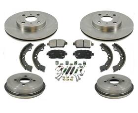 151117 Mac Auto Parts Fits For 00-05 Echo Frt Brake Disc Rotors Pads Drums Shoes And Springs