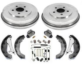 153579 Mac Auto Parts Fits For 03-06 Stratus 4dr Sedan Rear Brake Drums Shoes Springs W Cylinders 6pc