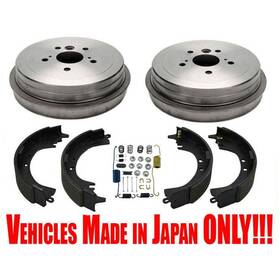 167043 Mac Auto Parts Built In Japan Only 02-06 For Toyota Camry 2.4l Rear Brake Drums And Shoes 4pc