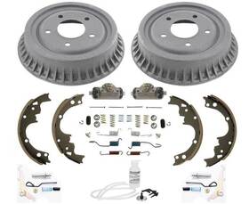 168099 Mac Auto Parts Rr Drums Brake Shoes Springs Wheel Cylinders For Chevrolet Astro Safari 90-02 9p
