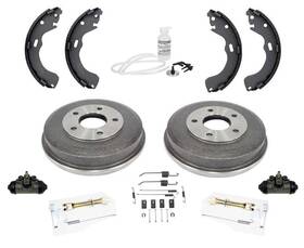 168162 Mac Auto Parts For 2001-2007 Ford Escape With Rear Drum Brakes Shoes Shoe Springs Wheel C 9pc