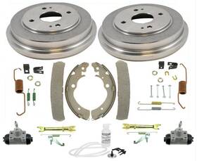 168192 Mac Auto Parts Drums Shoes Springs Wheel Cylinders For Honda 90-02 Accord With Rear 9pc