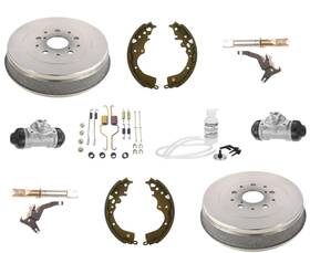 168414 Mac Auto Parts For 2005-2015 Toyota Tacoma Rear Wheel Drive 5 Stud Drums Brake Shoes Cyl. 9pc