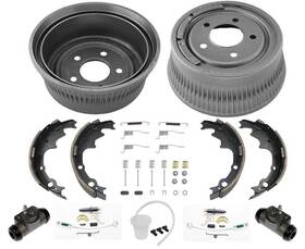 171481 Mac Auto Parts Rear Drums Shoes Springs For Dodge Caravan 87-95 15 Inch Rim Front Wheel Drive 9pc