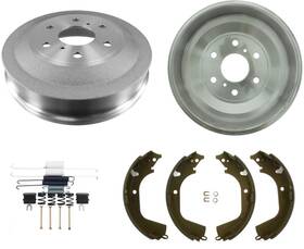 187851 Mac Auto Parts For 2009-2013 Chevrolet Silverado 1500 2 Rear Brake Drums And Shoes 4pc