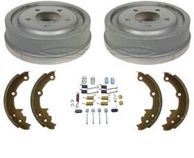 190817 Mac Auto Parts Rear Brake Drums Shoes Springs Fits For 1983-1992 Buick Century 4pc
