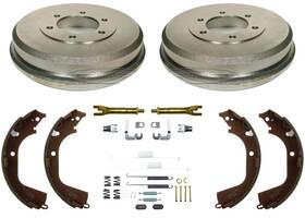 207857 Mac Auto Parts Rear Brake Drums Shoes Springs Adjuster Hardware For Gmc Colorado Canyon 09-12