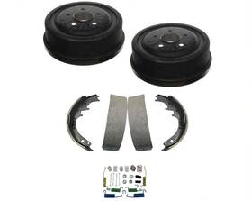 25524 Mac Auto Parts Brake Drums Shoes Springs For Ford Ranger 88-94 With Larger Size 10 Inch