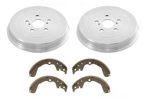 37385 Mac Auto Parts Rear Brake Drums And Shoes For 03-08 Vibe Matrix Front Wheel Drive