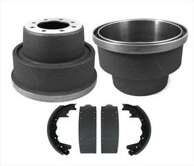 38458 Mac Auto Parts Rear Brake Drum Drums And Shoes For Dodge Ram 3500 2000-2001