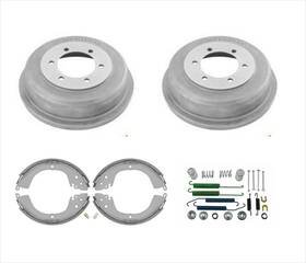 39353 Mac Auto Parts Rear Brake Drums Shoes And Springs For Mitsubishi Montero Sport 97-04 4pc Kt