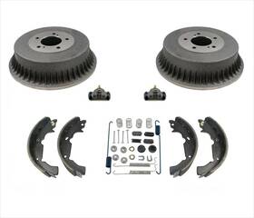 40757 Mac Auto Parts Fits99-02 Nissan Quest Villager 2 Brake Drums And Shoes Cylinders Springs