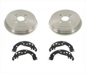 68311 Mac Auto Parts Rear Drums And Brake Shoes 3pc Kit For Toyota Yaris 2006-2013