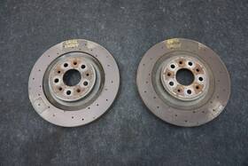 670031771 Maserati Motors Set 2 Rear Left Or Right Brake Disk Rotor Ghibli M157 2017