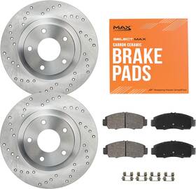 Kt1836 Max Advanced Brakes 682151 Rear Brake Kit Compatible With Stylemax Series