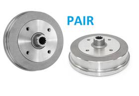 98-5002-b Mds Rear Brake Drums Left And Right Pair Volkswagen T1 Bug Beetle Super 1968-1979