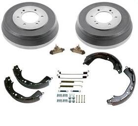 145976 Medallion Auto Parts Rear Brake Drums And Shoes With Hardware 2w/d 10 1/4 X 2 For Nissan Frontier 2.4l