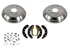 155513 Medallion Auto Parts For 05-15 Smart Car Fortwo Rear Brake Drums And Shoes 4pc Kit