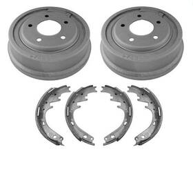 Shoesall3pc Medallion Auto Parts 172940 Rear Brake Drums And Kit For Ford F150 Bronco 87-96