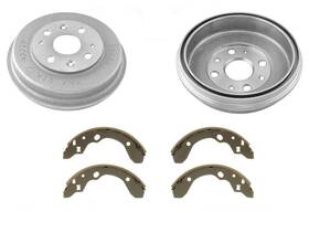 22101 Medallion Auto Parts Mazda 323 Protege Tracer Escort Mx3 2 Rear Brake Drums And Shoes