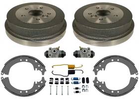 227865 Medallion Auto Parts For Toyota Camry 2002 2003 2004 Rear Brake Drums Shoes Springs Cylinder