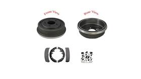 H7298 Medallion Auto Parts 37383 01-02 F150 5 Lug Rear Brake Drums And Shoes Shoe Springs 80102 B723